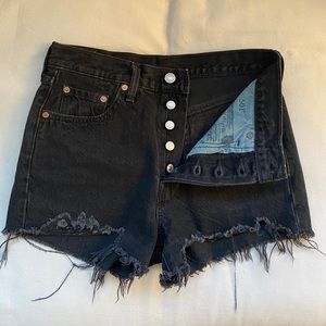 Levi’s Premium 501 High Waisted Shorts